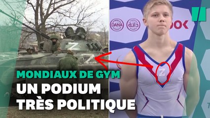 Ce gymnaste russe affiche son soutien à la guerre (et est battu par un Ukrainien)