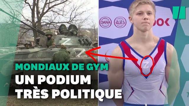 Ce gymnaste russe affiche son soutien à la guerre (et est battu par un Ukrainien)