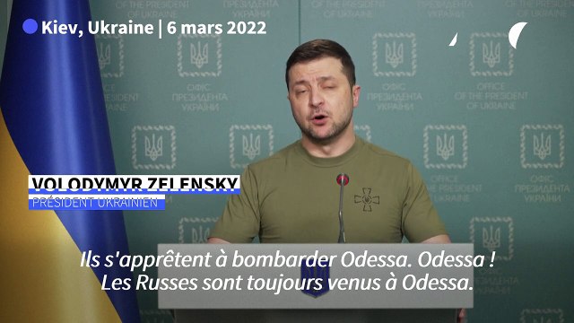 Selon Zelensky, la Russie s'apprête à bombarder le port ukrainien d'Odessa