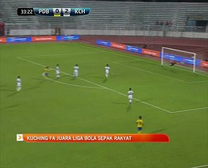 Kuching FA juara Liga Bola Sepak Rakyat