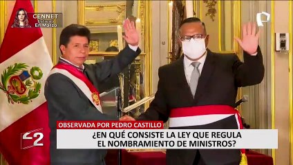 ¿En qué consiste la ley que regula el nombramiento de ministros?