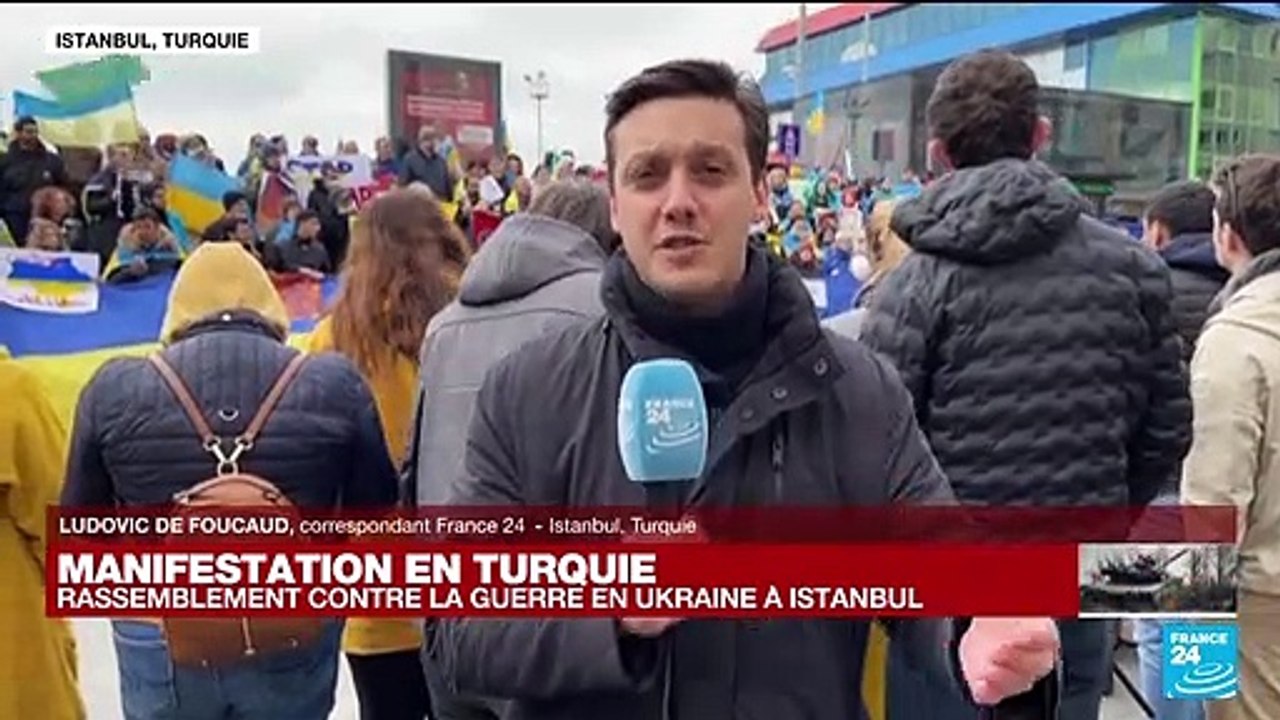"Poutine fasciste, Poutine terroriste": rassemblement à Istanbul contre la guerre en Ukraine