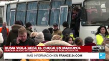 Guerra en Ucrania: fracasa nuevo intento de evacuación de civiles en Mariúpol