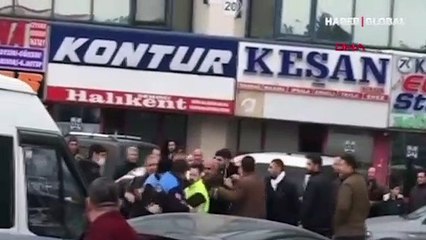 Otogarda gergin anlar! Kendisini uyaran zabıtaya saldırdı