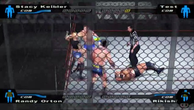 Here Comes the Pain Stacy Keibler(ovr100) vs Test vs Randy Orton vs Rikishi