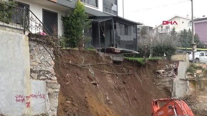 ÇÖKEN İSTİNAT DUVARINDA ONARIM ÇALIŞMALARI BAŞLADI