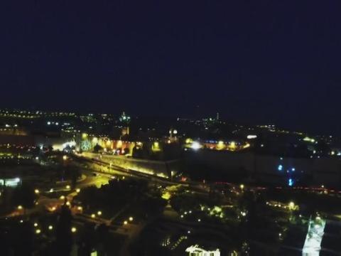 Jerusalem's Old City illuminated for Festival of Light