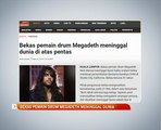 Bekas pemain drum megadeth meninggal dunia di atas pentas