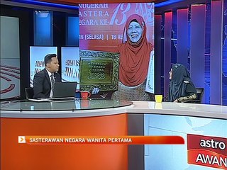 Sasterawan negara wanita pertama