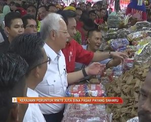 Kerajaan peruntuk RM78 juta bina Pasar Payang baharu