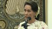 Myanmar's Aung San Suu Kyi walks tightrope over 'Rohingya' question