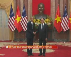 AS tarik balik semua sekatan senjata di Vietnam