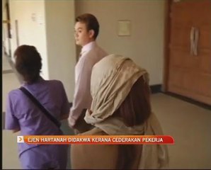 Ejen hartanah didakwa kerana cederakan pekerja