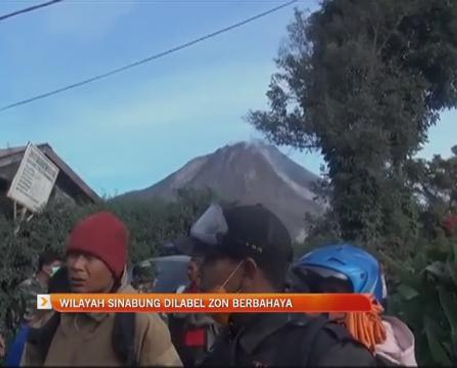 Wilayah Sinabung dilabel zon berbahaya