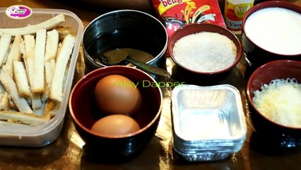 Kreasi Membuat Kue Menggunakan Kulit Roti Tawar Beng Beng dengan Topping Keju