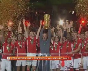 Pep Guardiola juara Bundesliga 4 kali berturut turut