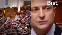 TBT: Ukrainian President Volodymyr Zelenskyy's inaugural speech