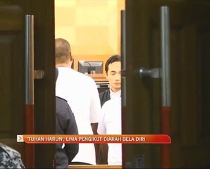 'Tuhan Harun', lima pengikut diarah bela diri