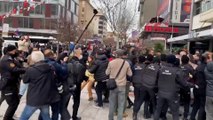 8 Mart eylemine polis müdahalesi