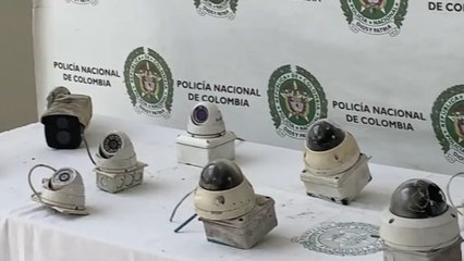 Banda criminal utilizaba cámaras de seguridad para para vigilar a Policía y Ejército
