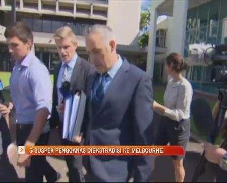 Lima suspek pengganas diekstradisi ke Melbourne