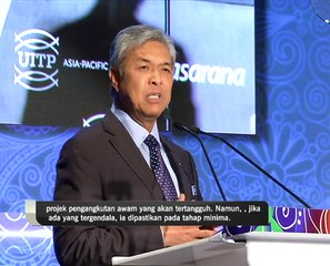 Tiada projek pengangkutan awam akan tertangguh - Zahid