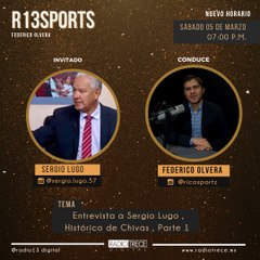 R13Sports: Entrevista a Sergio Lugo, Histórico de Chivas, Part 1.