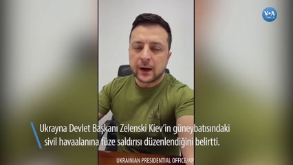 Rusya Sivil Havaalanını Hedef Aldı