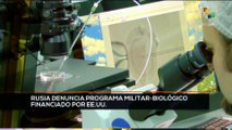 teleSUR Noticias 14:30 06-03: Rusia denuncia programa militar biológico apoyado por EEUU en Ucrania