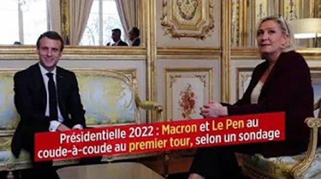 Élections présidentielles 2022 : Marine Le Pen en tête dans les derniers sondages.