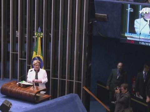 Brazilian senators debate Rousseff impeachment