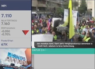 Pemandu teksi Chile bantah penggunaan Uber