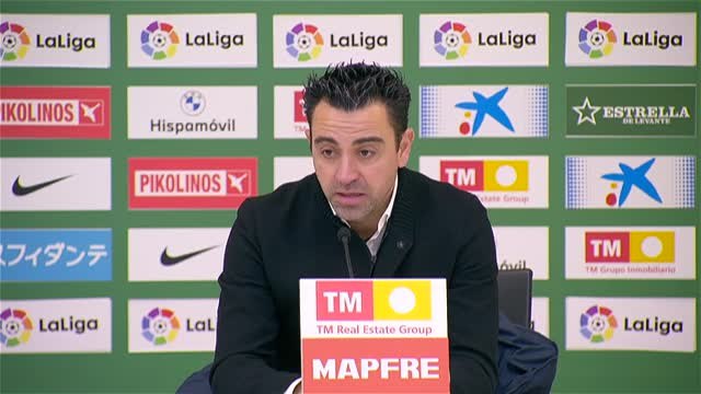 Xavi: Los jugadores van creyendo y para nosotros es fundamental
