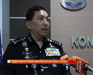 Semua nahas helikopter RPC 6828 ditemui