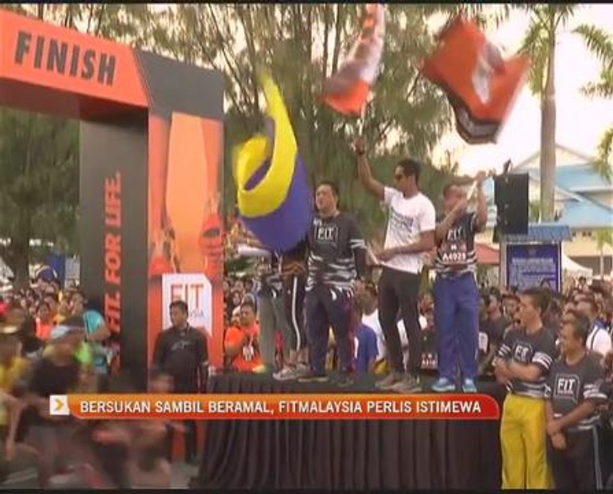 Bersukan sambil beramal, Fit Malaysia di Perlis istimewa