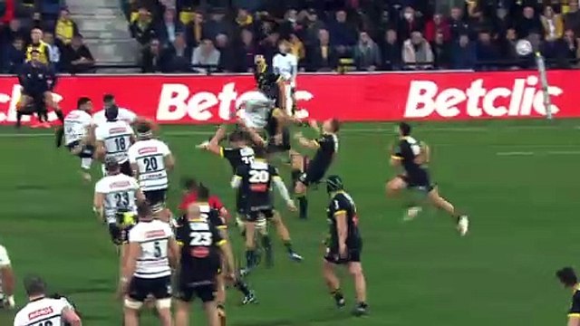 TOP 14 - Essai de Florian DUFOUR (CAB) - Stade Rochelais - CA Brive - J20 - Saison 2021/2022