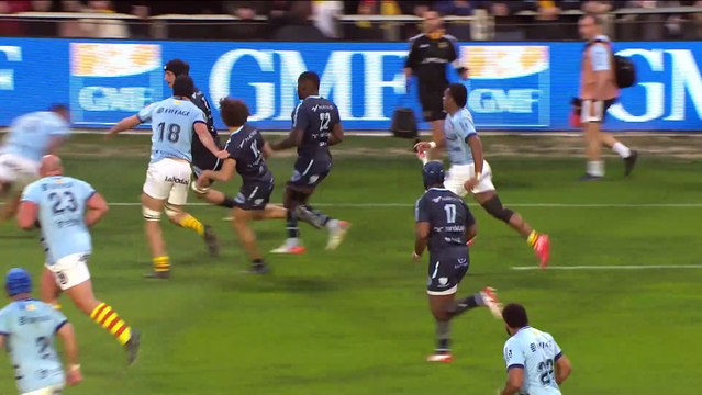 TOP 14 - Essai de Yoan TANGA MANGENE (R92) - USA Perpignan - Racing 92 - J20 - Saison 2021/2022