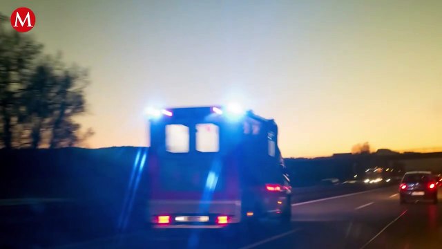 Niños con enfermedades terminales huyen de Ucrania en 'hospital móvil' improvisado