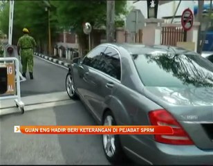 Lim Guan Eng hadir beri keterangan di pejabat SPRM
