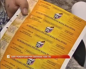 Hari penentuan PRN Sarawak hari ini