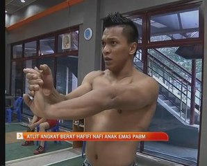 Atlit angkat berat Hafifi nafi anak emas PABM