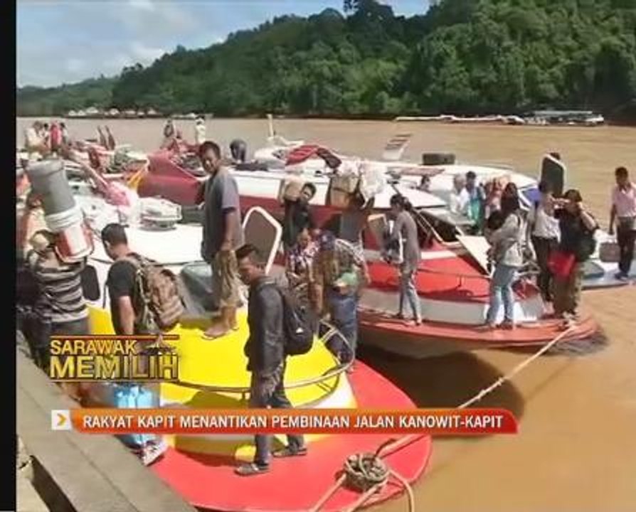 Rakyat Kapit menantikan pembinaan jalan Kanowit...