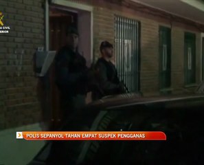 Polis Sepanyol tahan empat suspek pengganas