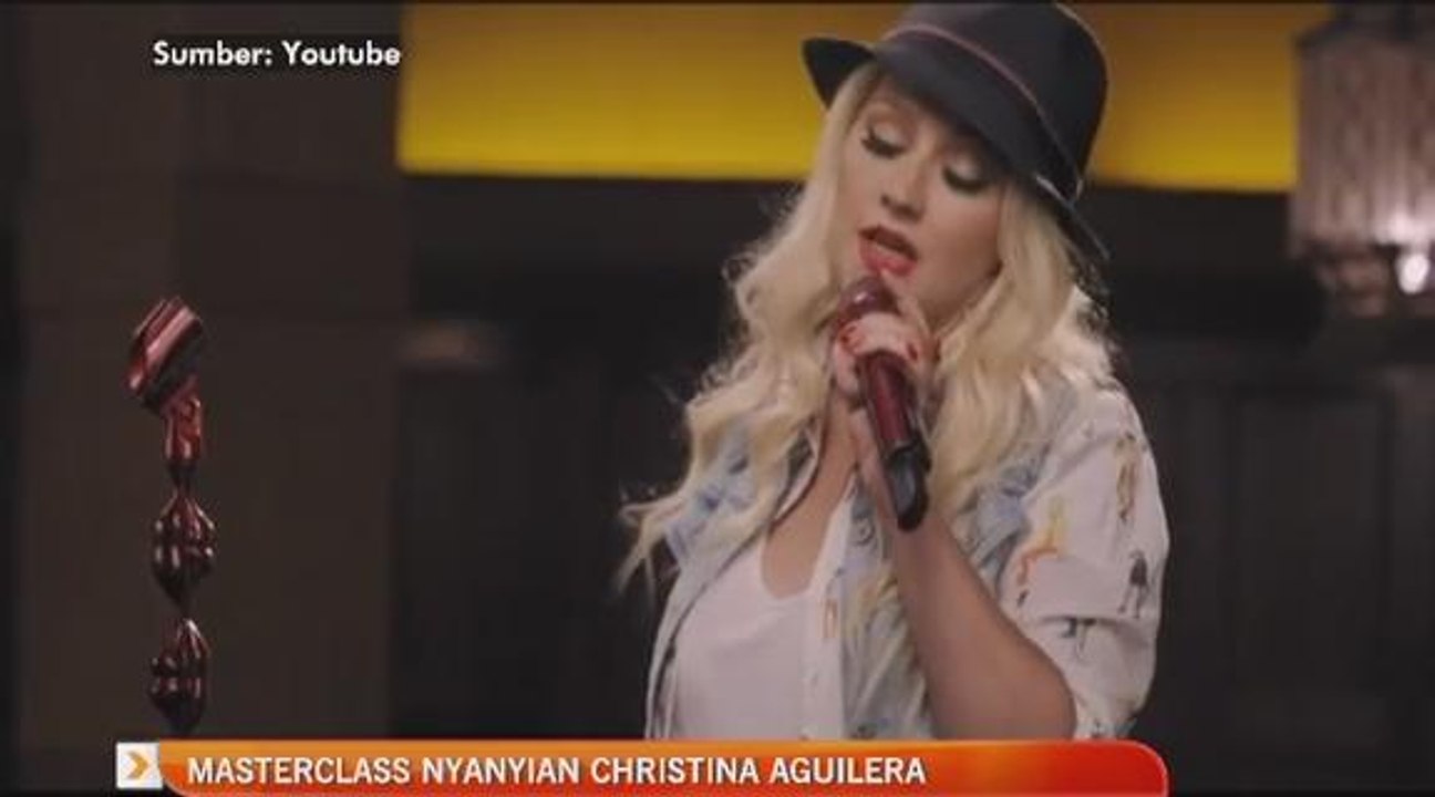 Masterclass nyanyian Christina Aguilera