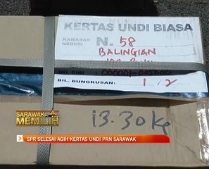 SPR selesai agih kertas undi PRN Sarawak