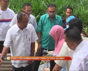 Kualiti air sumber bawah tanah di Chini selamat