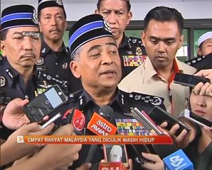 Empat rakyat Malaysia yang diculik masih hidup