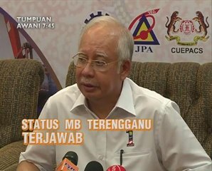 Status MB Terengganu terjawab, rayu bantuan kerajaan