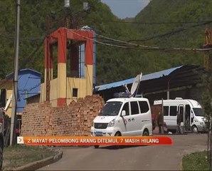 Dua mayat pelombong arang ditemui, tujuh masih hilang