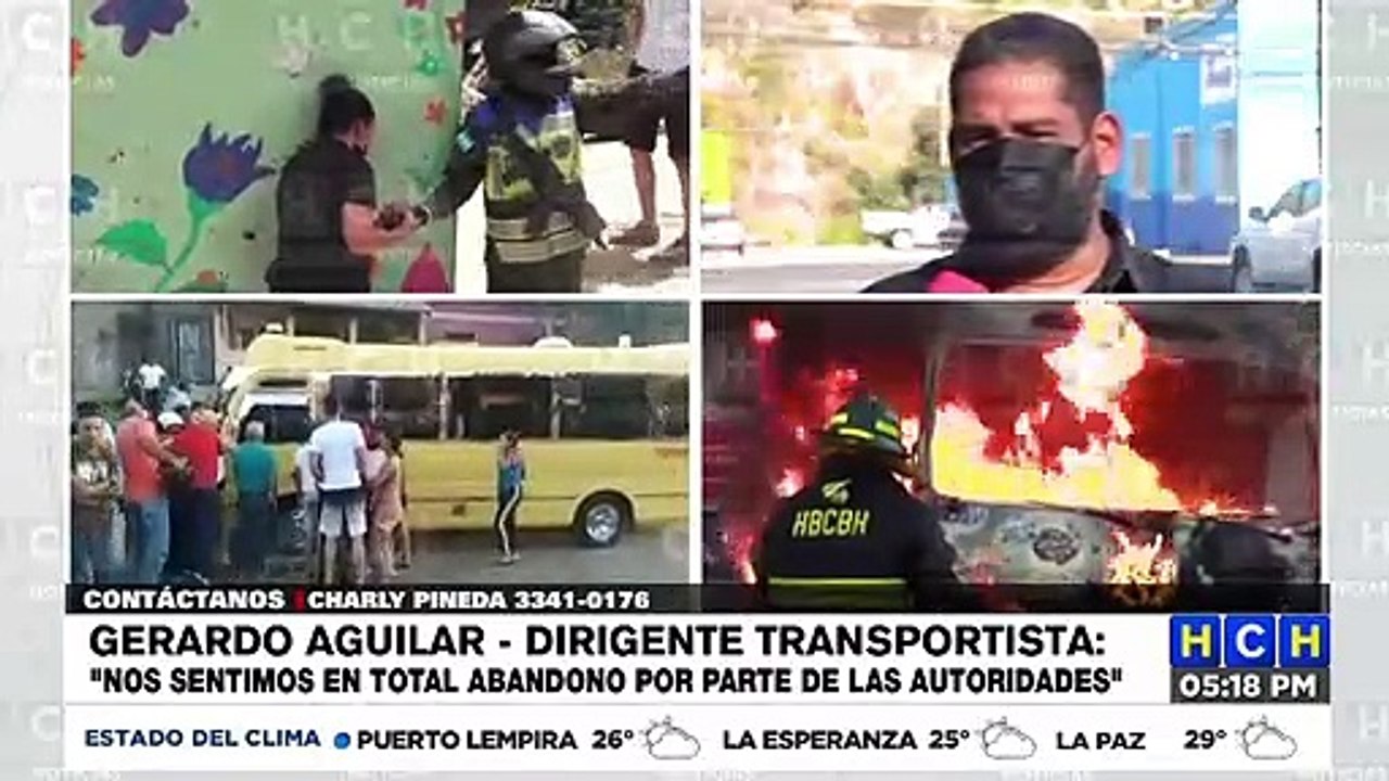 Dirigencia de transporte: "Nos sentimos abandonados por las autoridades policiales"